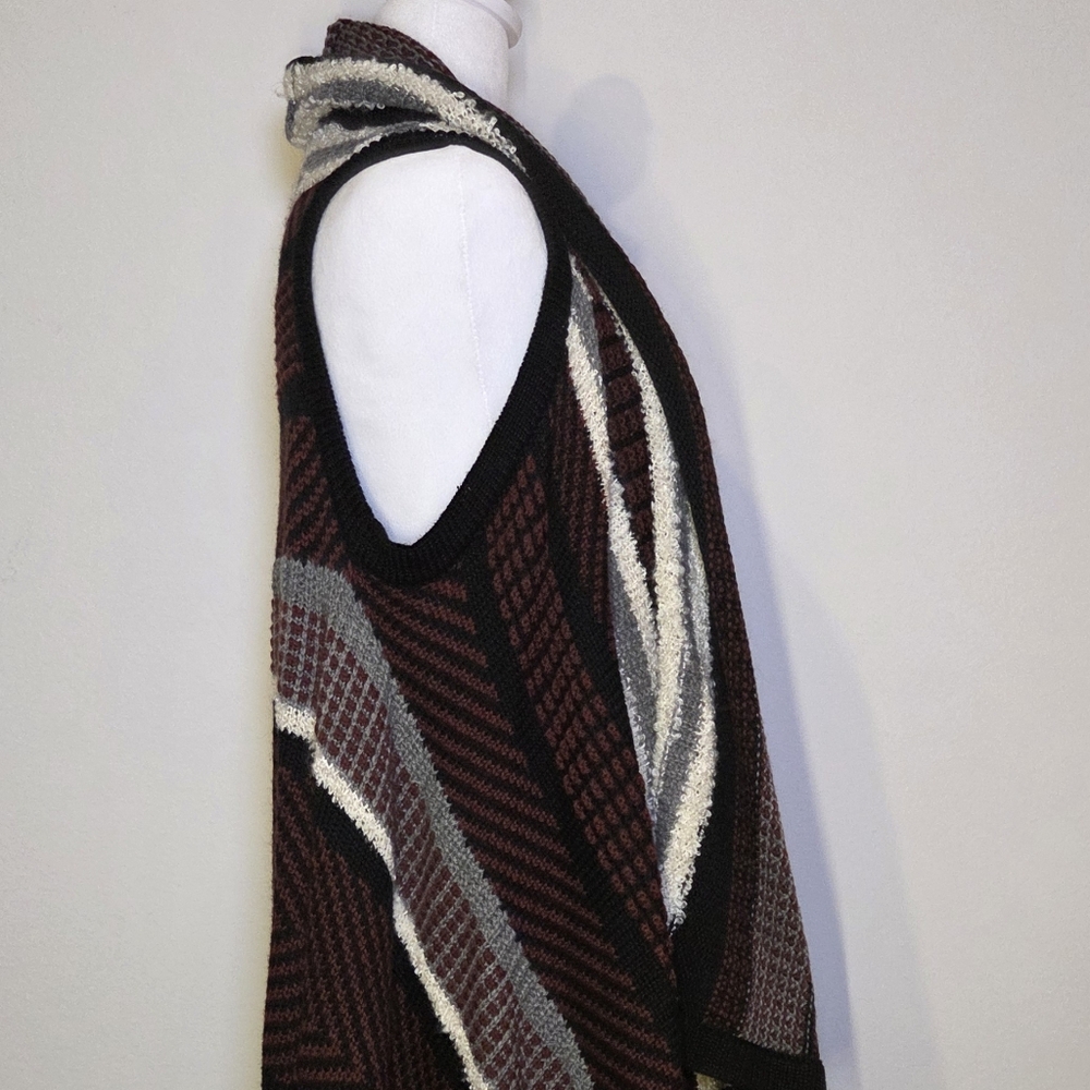 Elegant Multicolor Women's Sweater Vest - Picture 5 of 7